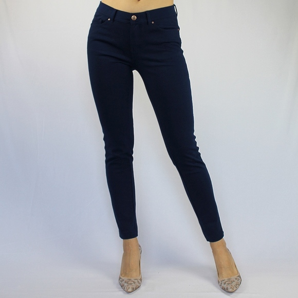 Ambiance Pants - Ambiance for Forever 21 Skinny Pants, Navy Blue, M